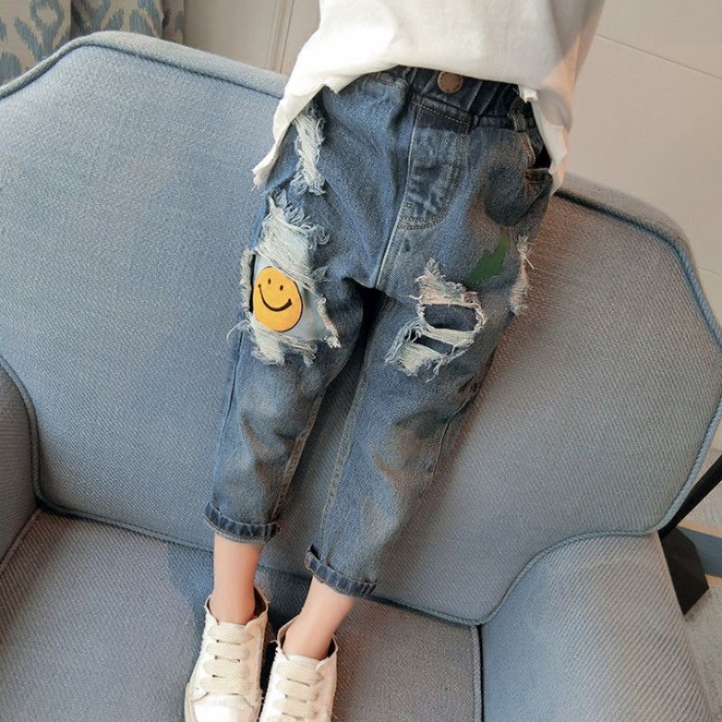 baby girl distressed jeans