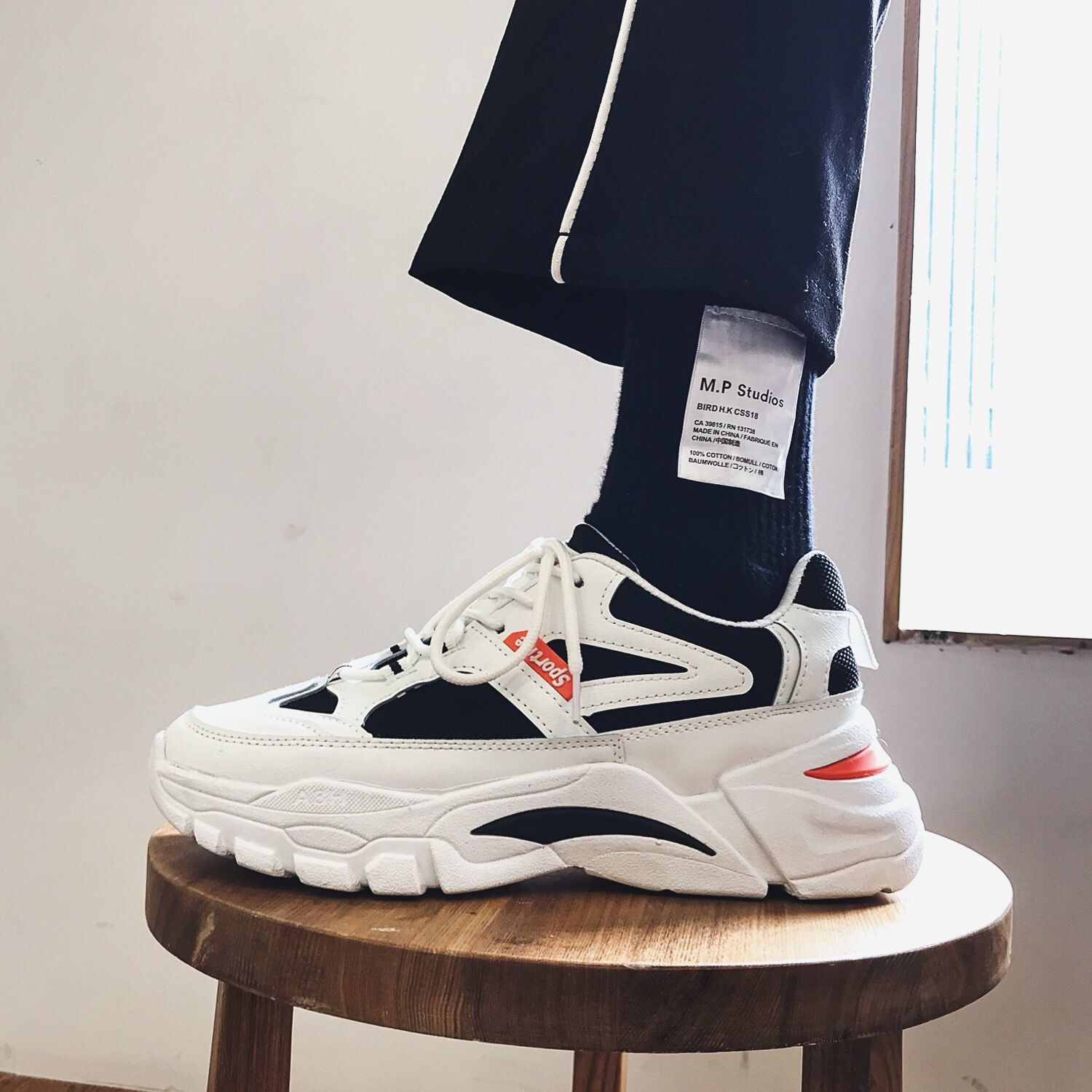 old man walking shoes