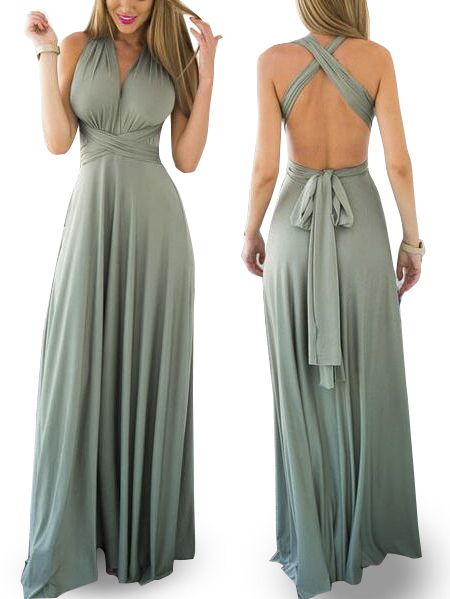 multiway dress halter neck