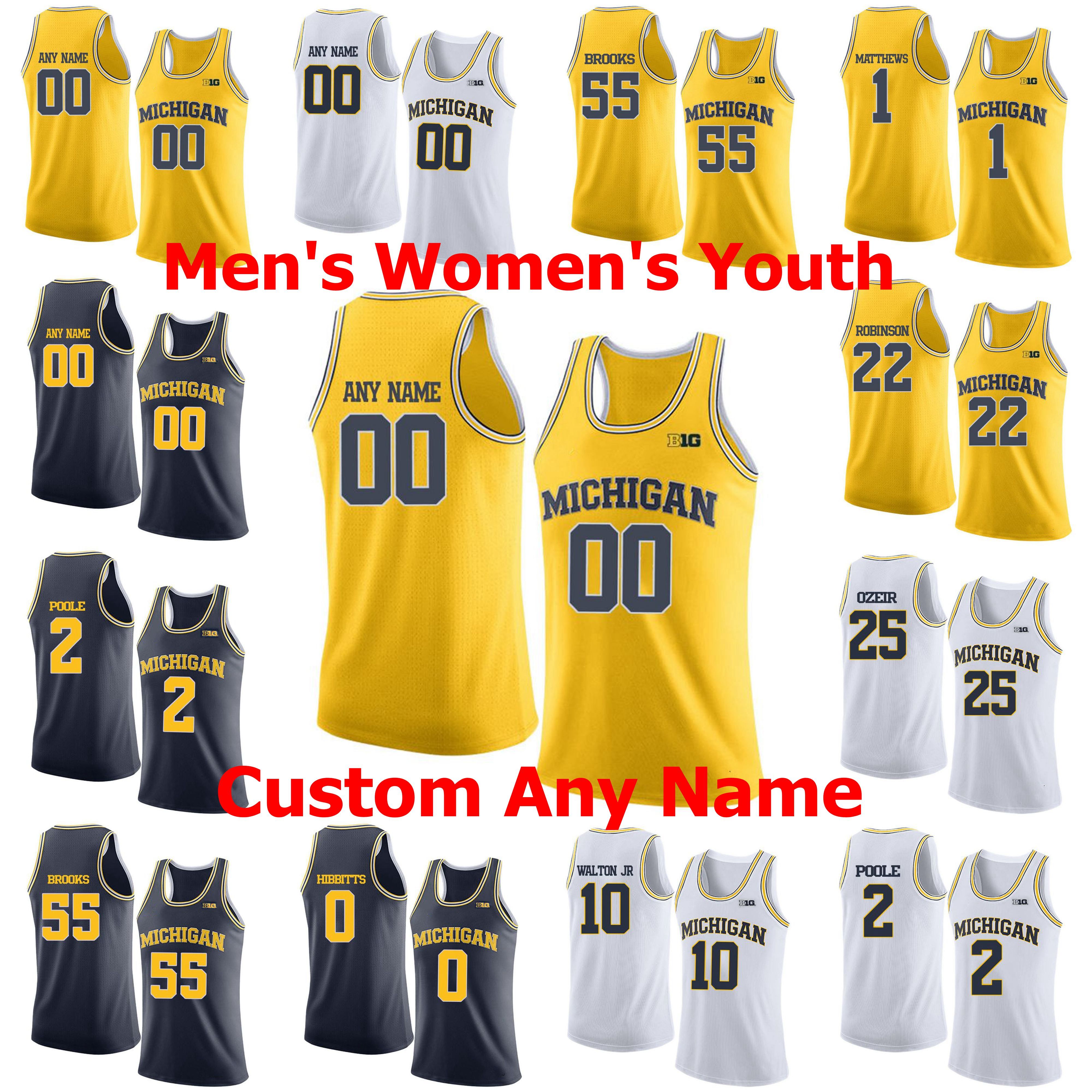custom michigan basketball jersey