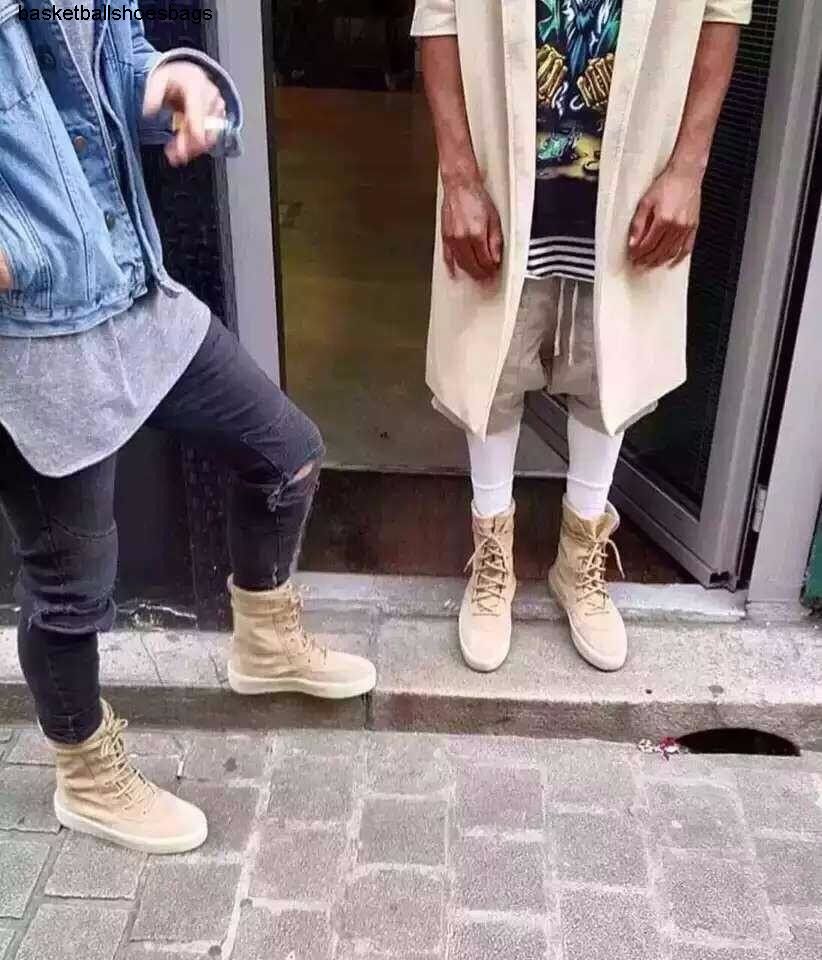 kanye military boots