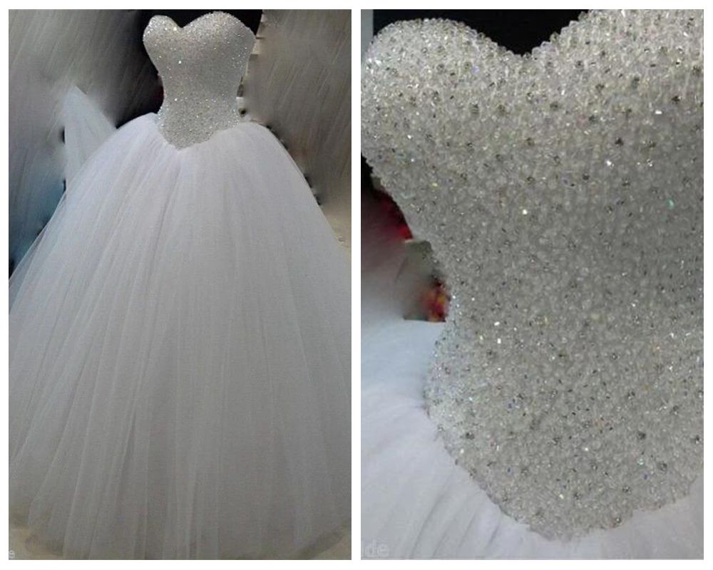 short poofy wedding dress