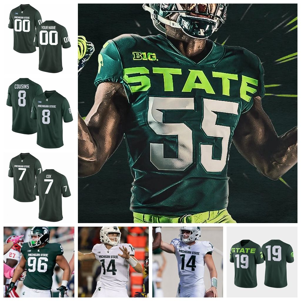 custom michigan state football jersey