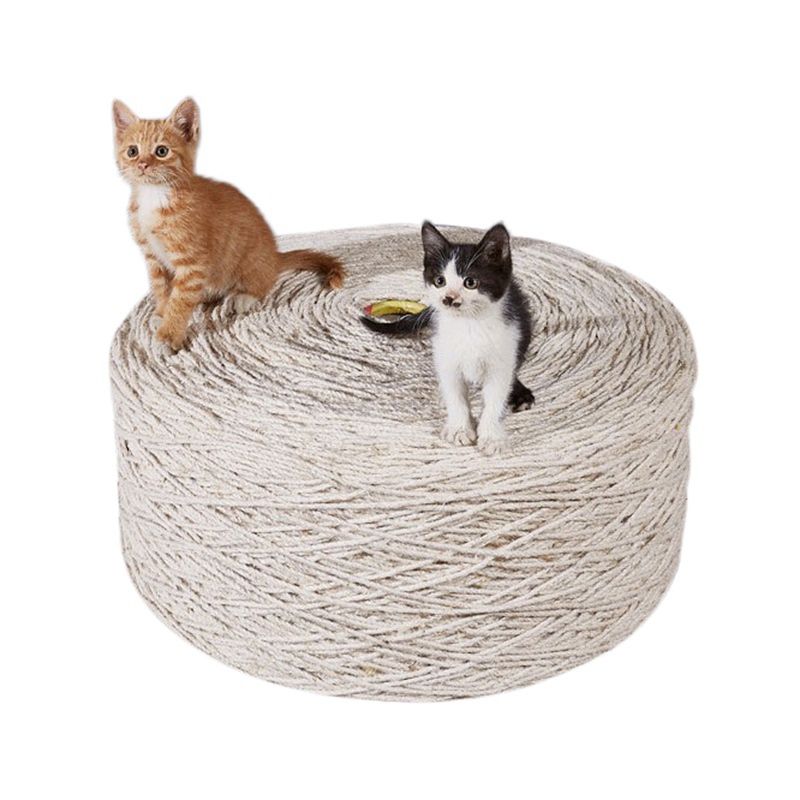 sisal rope cat scratching post diy