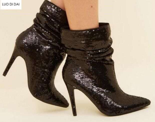 Bota Black \u0026 Glitter Plata Mujer | Botines Toral ⋆ Patagonia  DivinaPatagonia Divina