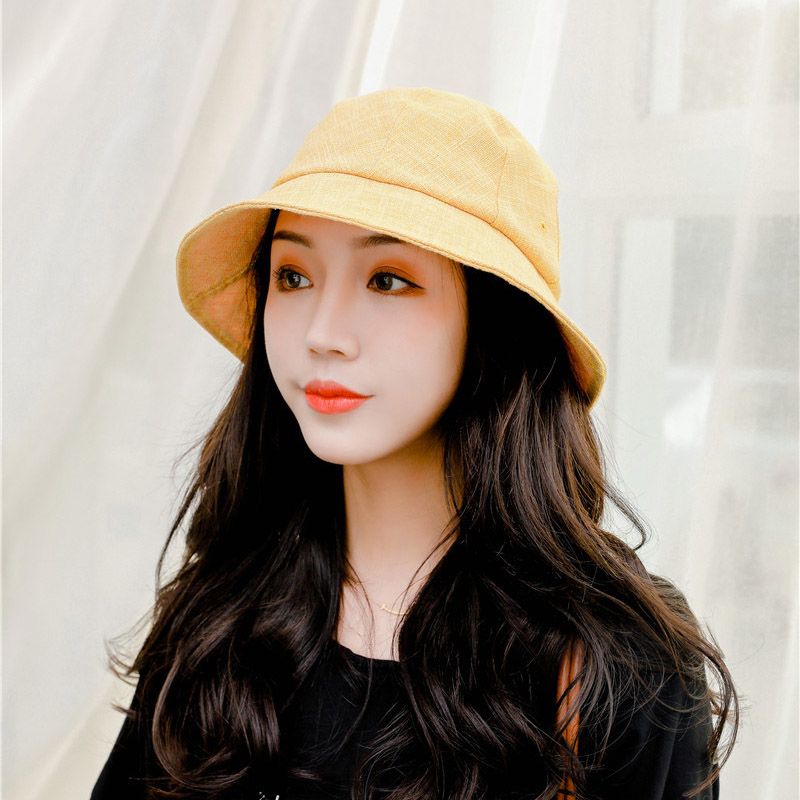 bucket hat with long hair