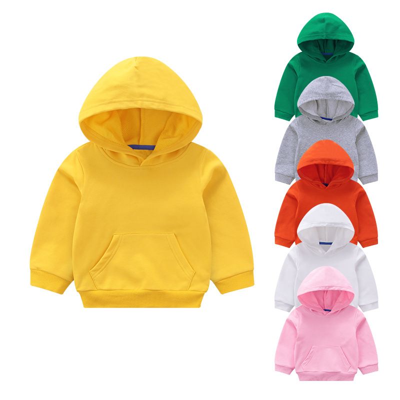 2021 Spring Autumn Sweatshirts Baby Boys Girls Cotton Kids Hoodies