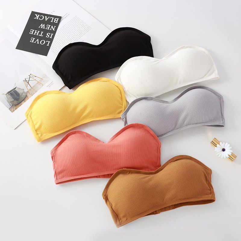 strapless bra with removable pads