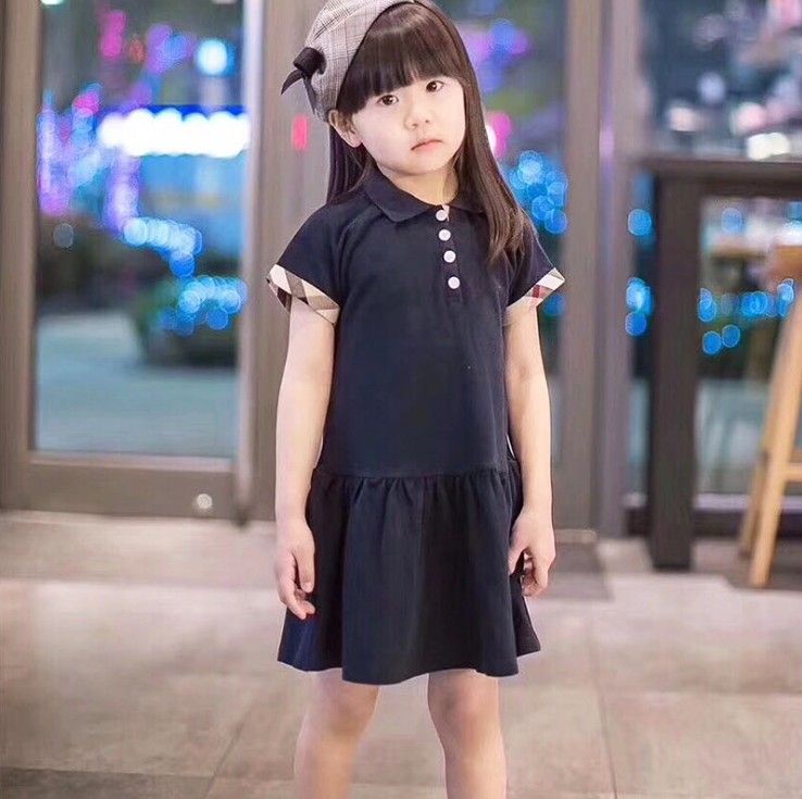 Compre 2019 Nuevos Niños Desginer Ropa Niños Solapa Manga Corta Vestido De Tenis  Niñas Vestido De Verano De Algodón A Cuadros Deporte Vestido Casual Y1110 A  50,82 € Del Fashiondress520 | DHgate.Com