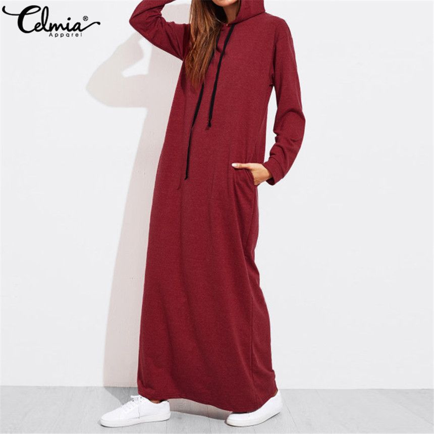 hoodie maxi dress plus size
