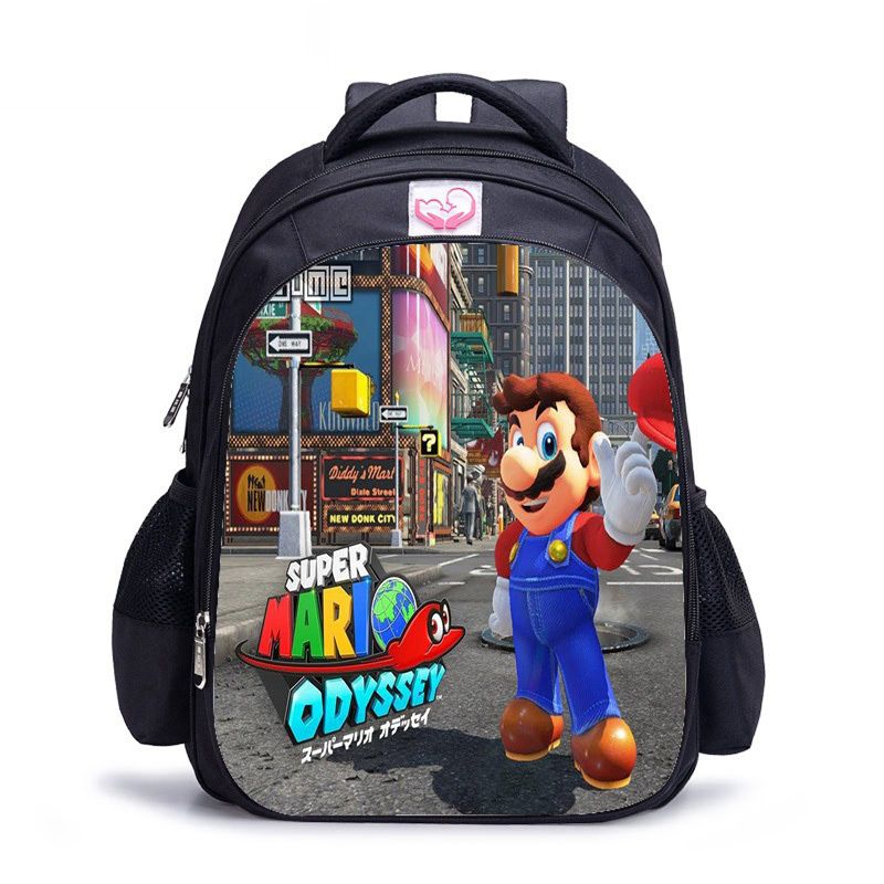 Odyssey Odyssey Super Mario Large School Backpack 16/" Boys Book Bag