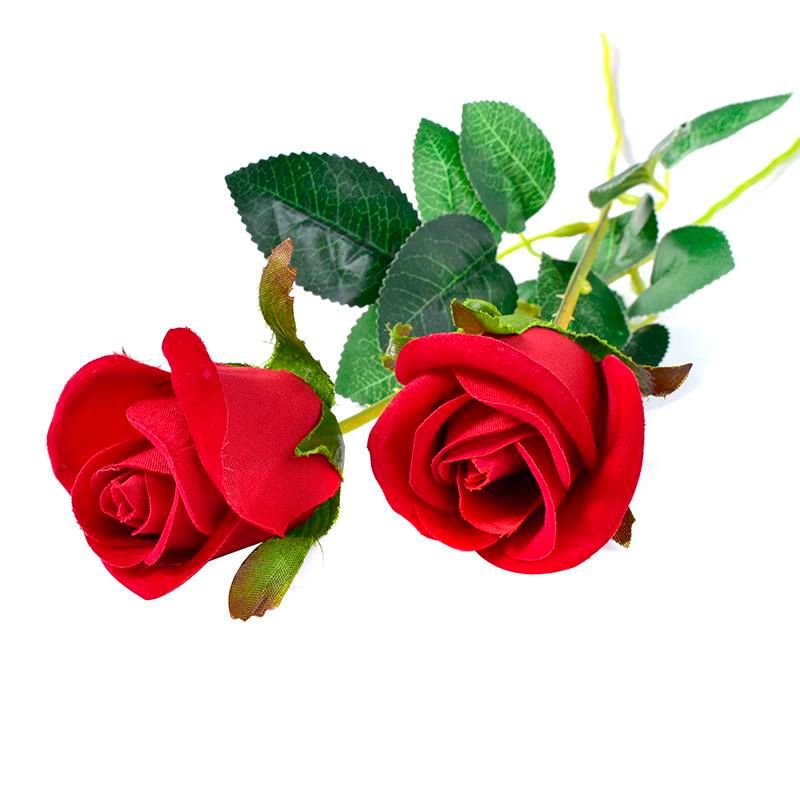 Bouquet de mariée artificielle rose rouge de mariage jour de la  Saint-Valentin ou anniversaire proposer