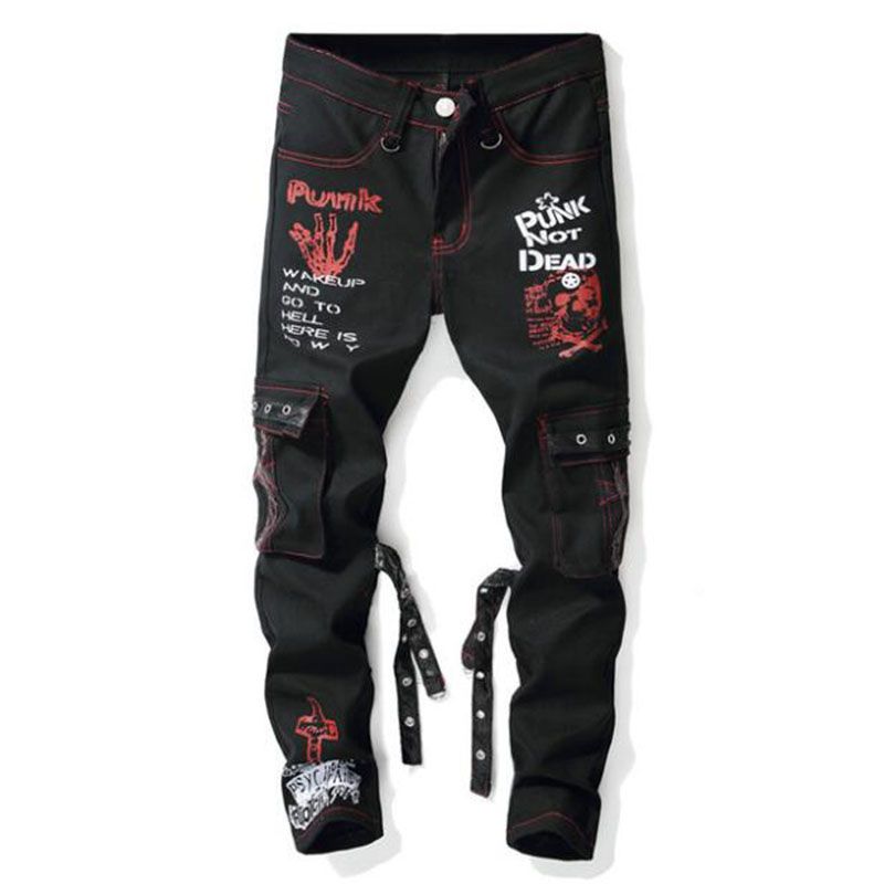 calça jeans hip hop masculina