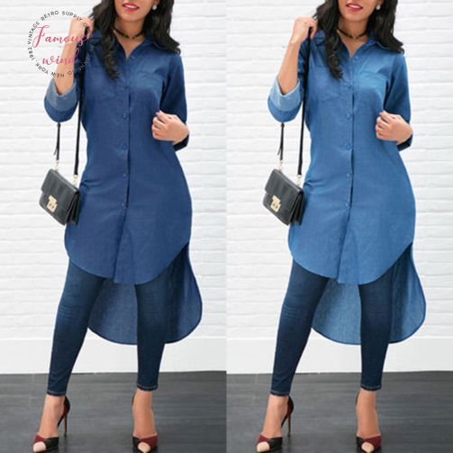 denim shirt dress size 20