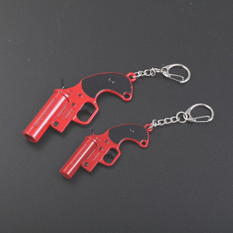 flare gun pubg keychain