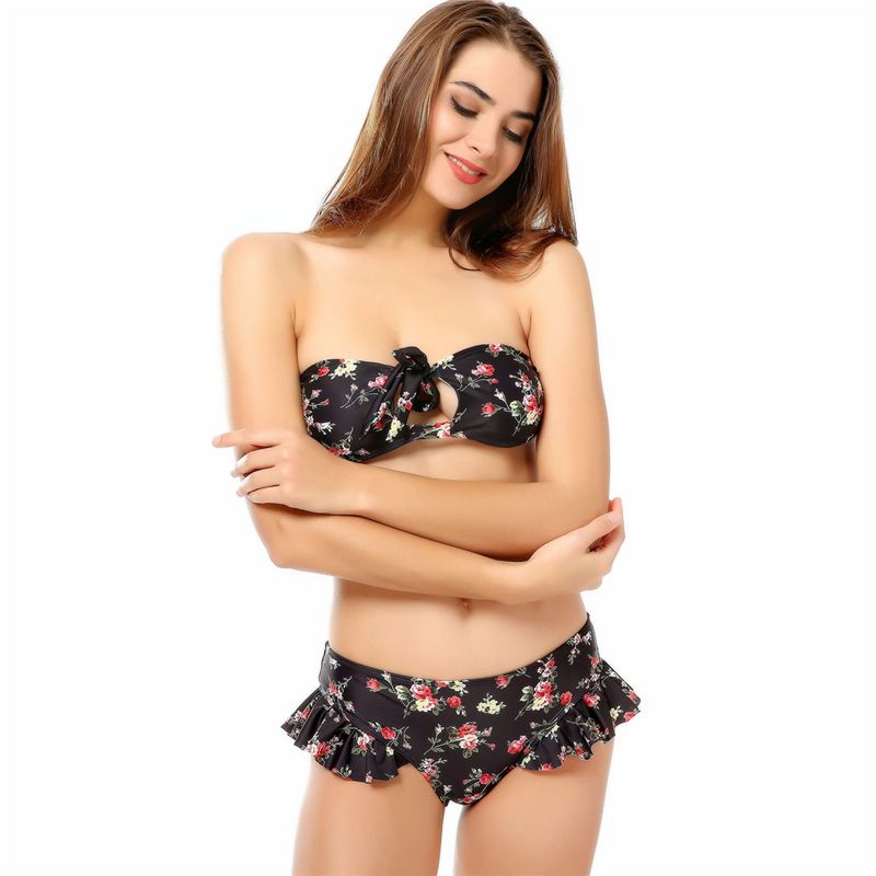 knot front bathing suit