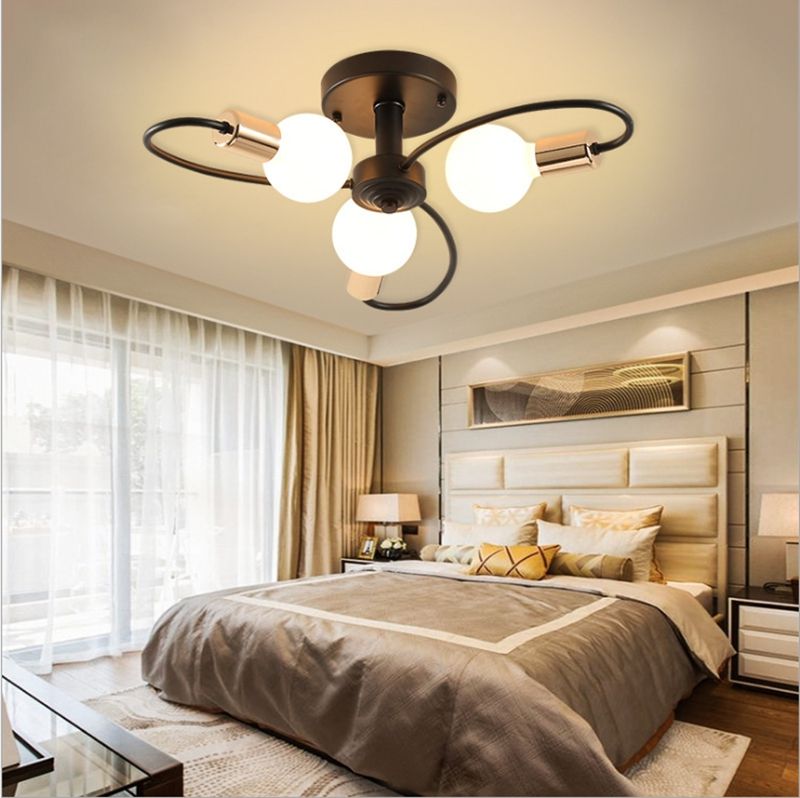 Best Modern Creative LED Ceiling Lamp Living Room Bedroom American Style Chandelier Indoor Warm