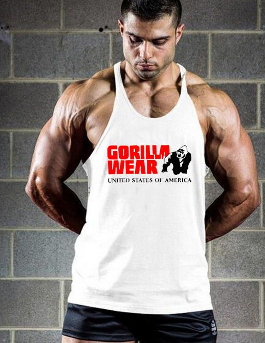 World Famous Gorilla Gym Sleeveless Workout Bodybuilding Shirt NEW