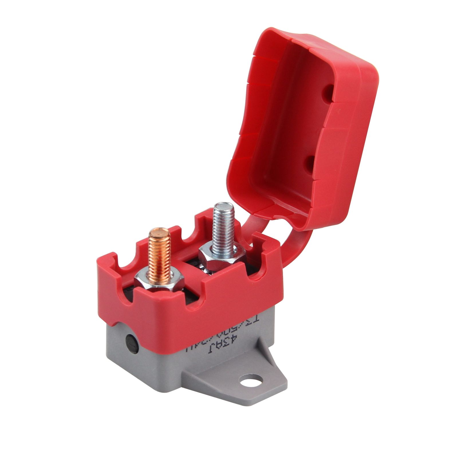 2020 12v 24v Stud Bolt Type Manual Reset Circuit Breaker 50a With Cover For Marine Boat Battery Chargers Trucks Buses Electric Cars Car From