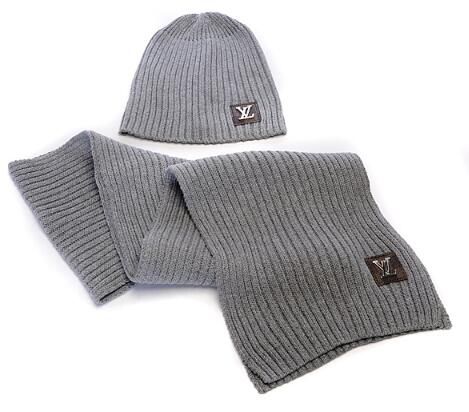 mens designer hat and scarf set