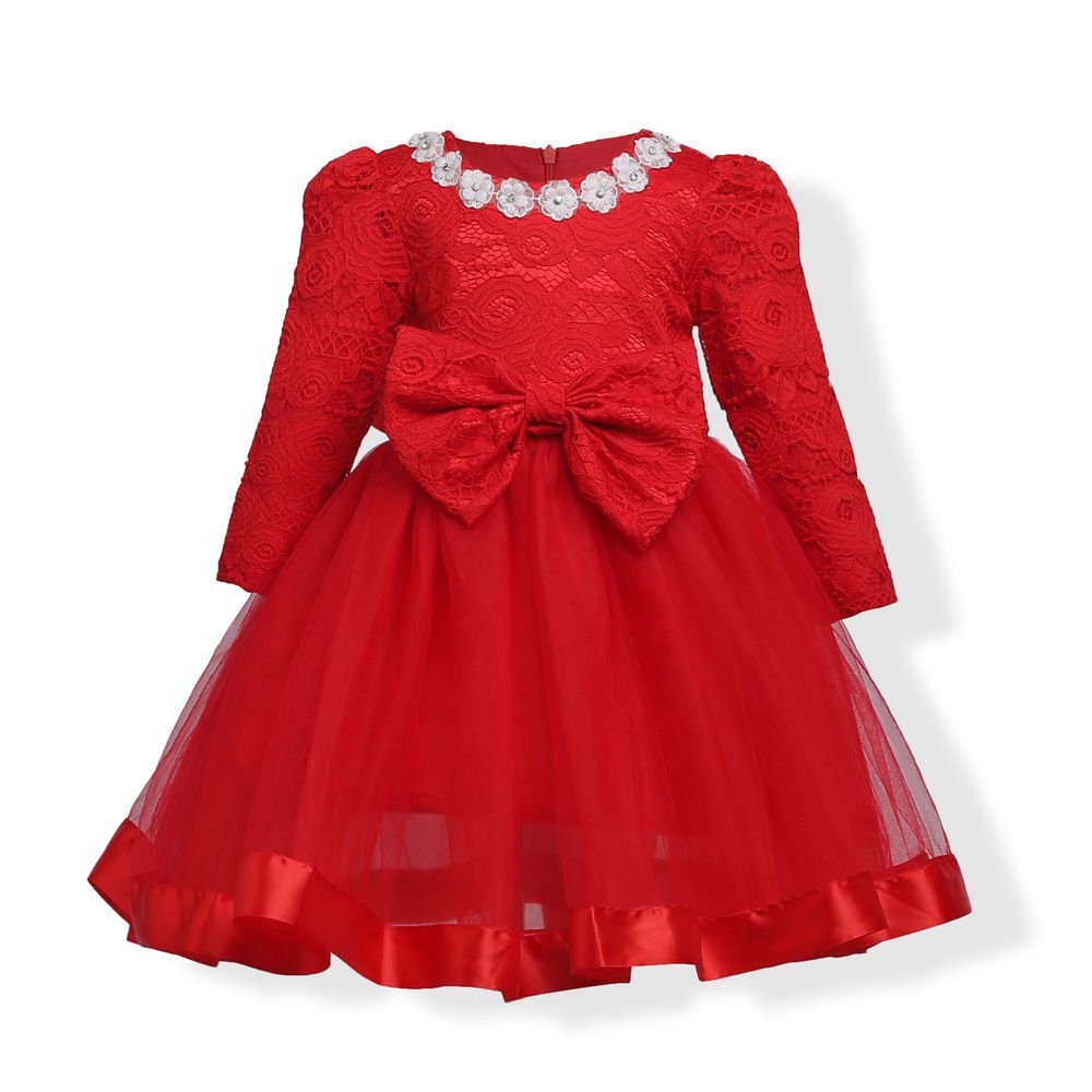 Grosshandel Rote Madchen Kleid Mit Bogen Fur Hochzeitsfest Kleidung Blume Prinzessin Kinder Madchen Kleider Geburtstagsparty Madchen Kleidung Von Ebaby0964 16 33 Auf De Dhgate Com Dhgate
