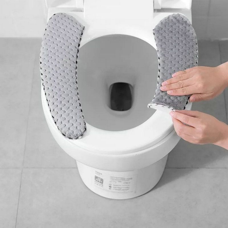 Bagno Toilet Seat cuscino del sedile di Closestool lavabile morbido Warmer Pad Mat WC sedile del water