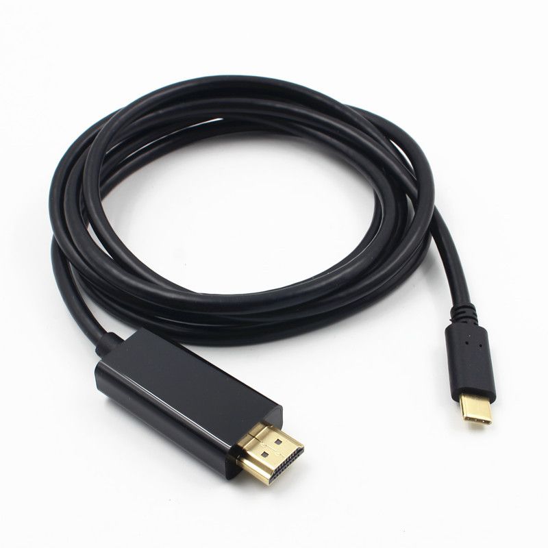 Compre Usb Tipo C A Hdmi Cable De Conversion Tipo C Cable De Conversion A Hdmi 1080p 4k 1 8 M A 6 52 Del Goodtom Dhgate Com