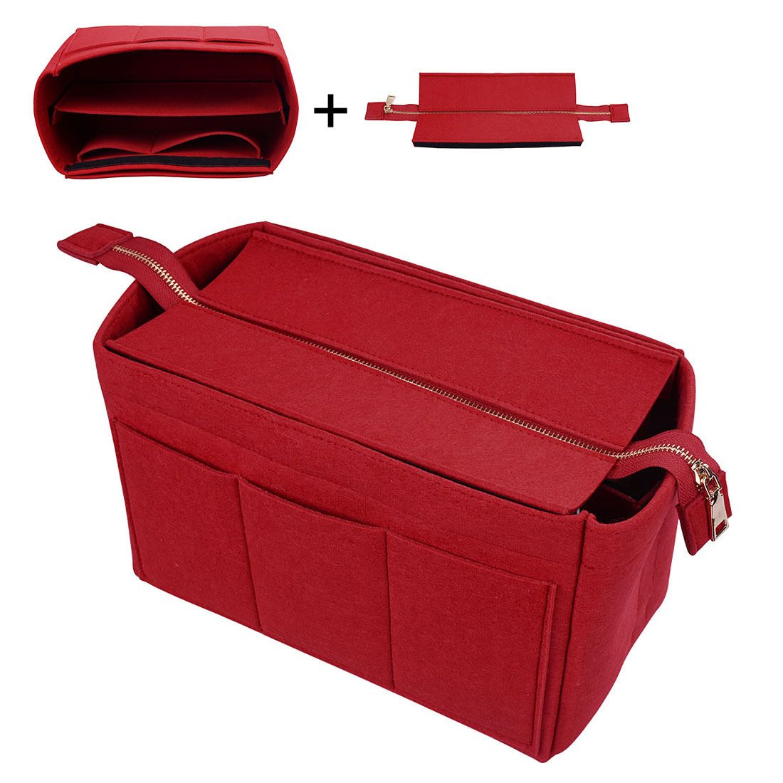 felt makeup bag