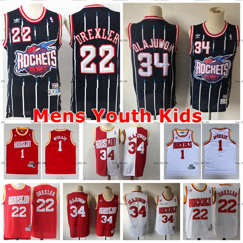 hakeem olajuwon youth jersey