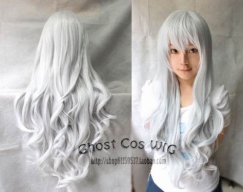 perruque blanche cosplay