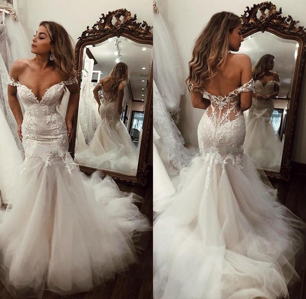 classy mermaid wedding dresses