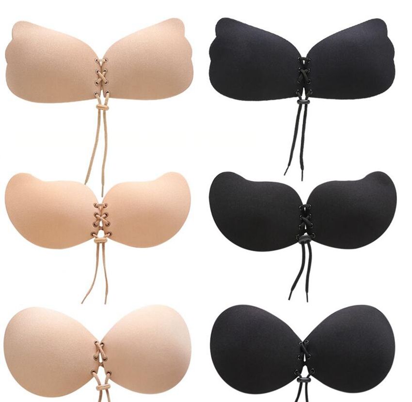 backless self adhesive bra