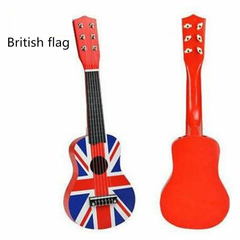 Compre 21 Pulgadas 6 Regalos Instrumento De Cuerdas De Madera Niños Musical Guitarra De Juguete Para Niños A 37,11 € Del Misslilysmoking | DHgate.Com