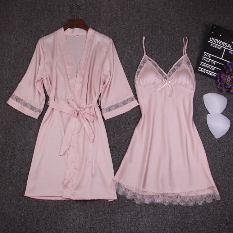 robe de nuit rose