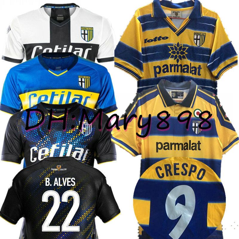 Acquista 1998 1999 2000 Parma CRESPO Retro Maglia Da ...