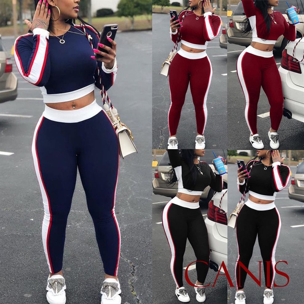 Compre 2 Unids Mujeres Conjuntos De Correr Para Damas Chándal Ropa Deportiva  Pantalones Conjuntos Ropa Deportiva Traje Casual # 541719 A 20,18 € Del  Feiteng009 | Es.Dhgate.Com