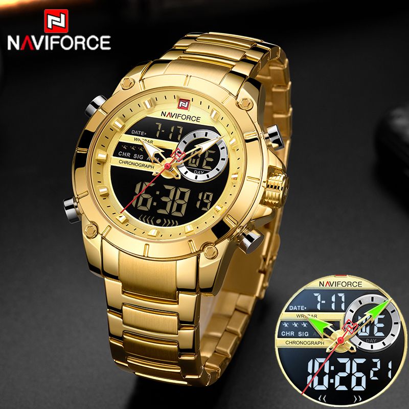 naviforce gold watch
