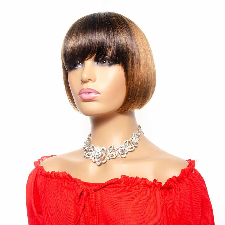 Ombre Bob Human Hair Wig With Bang Bythair Short Bob Silky Straight Peruvian Human Hair Full Lace Wigs Baby Hairs Pre Pluc Ombre Bob Human Hair Wig With Bang Bythair Short Bob Silky Straight Peruvian Human Hair Full Lace Wigs Baby Hairs Pre Pluc