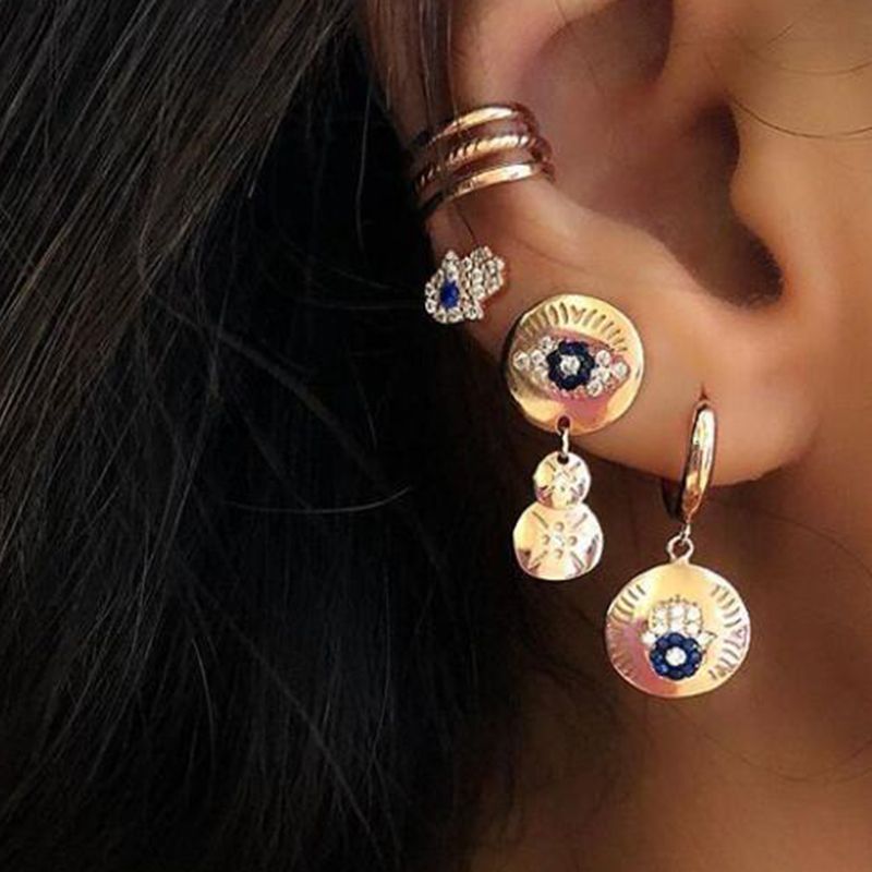 Patrones de boda pendientes coreanos de la joyería de los pendientes de la personalidad del