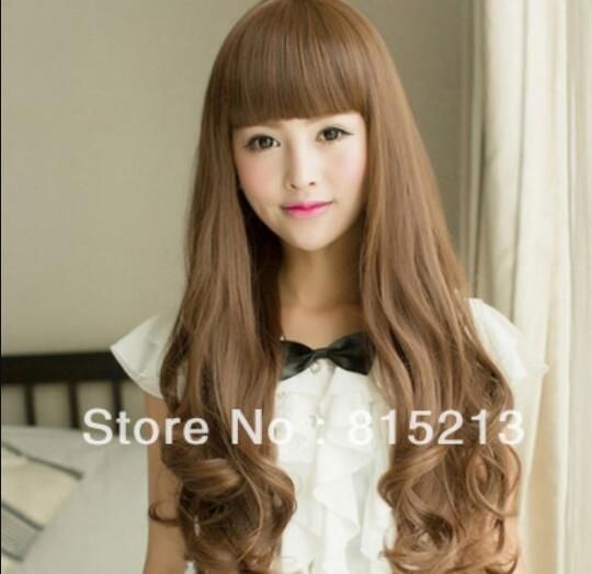 Ll 292 Dance Hair Sexy Girls Fashion Long Hair Wig Wavy Light
