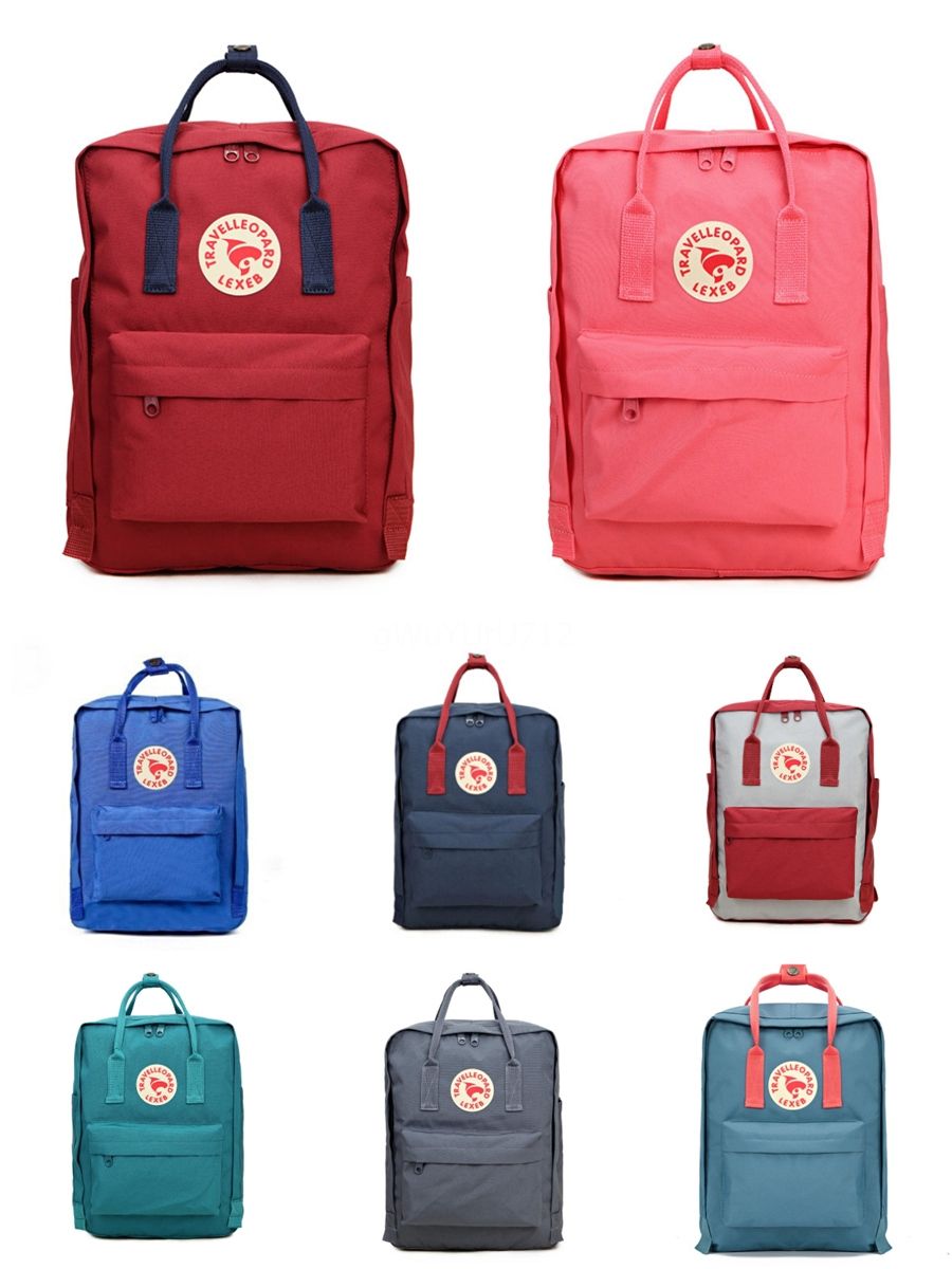 kanken leather backpack