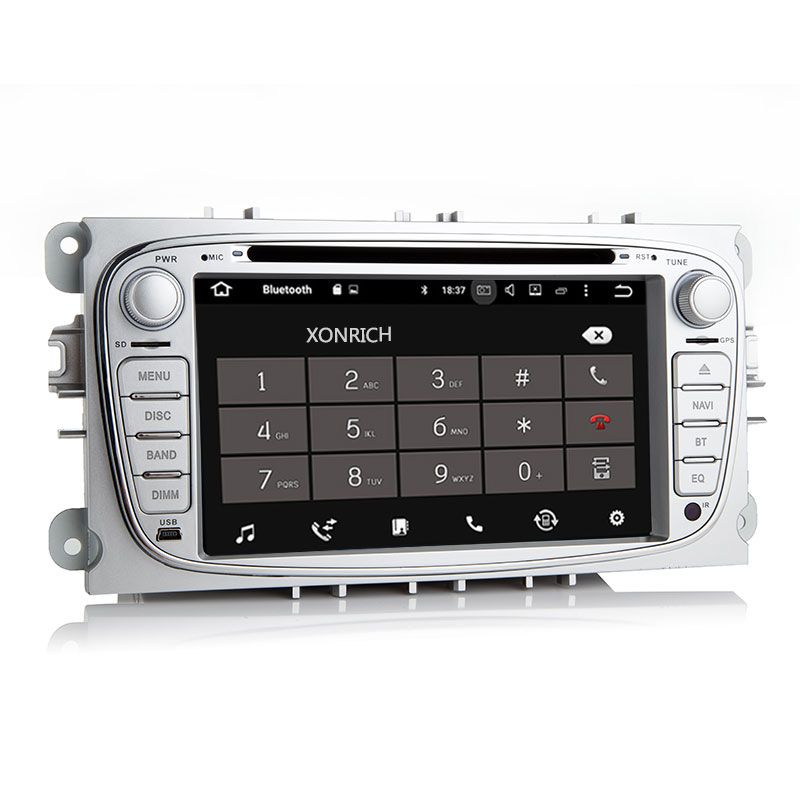 YLCCC Radio De Coche De Navegaci/ón GPS para Ford Fiesta 2012-2017 Android 8.1 Est/éreo del Coche 9de Pantalla T/áctil Llamadas Manos Libres Espejo Link 2 DIN Dab SWC