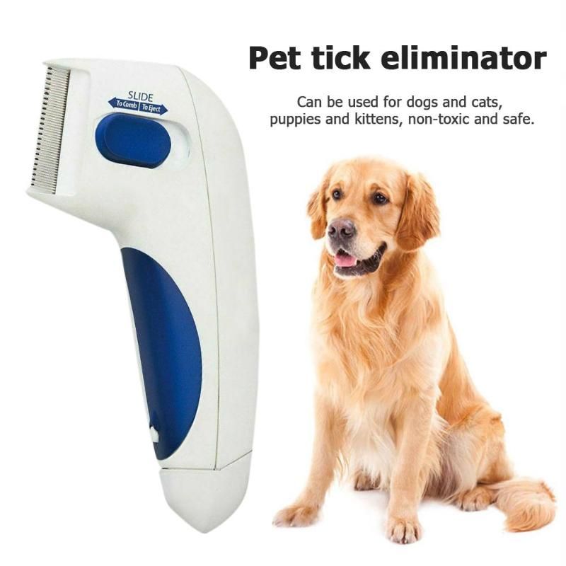 2021 Pet Flea Lice Cleaner Comb Electric Dog Flea Cleaning Brush Anti