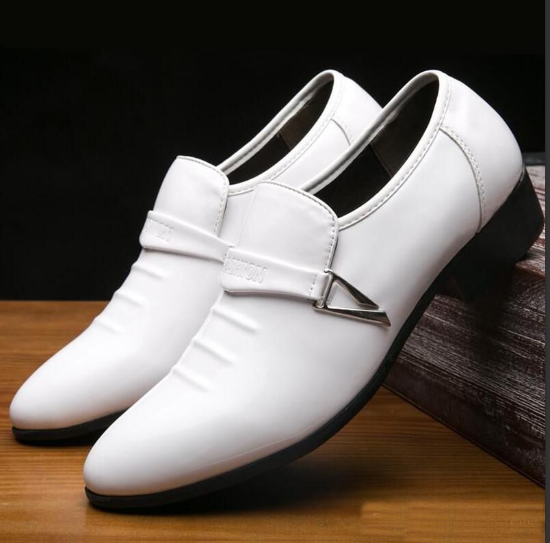 formal white shoes