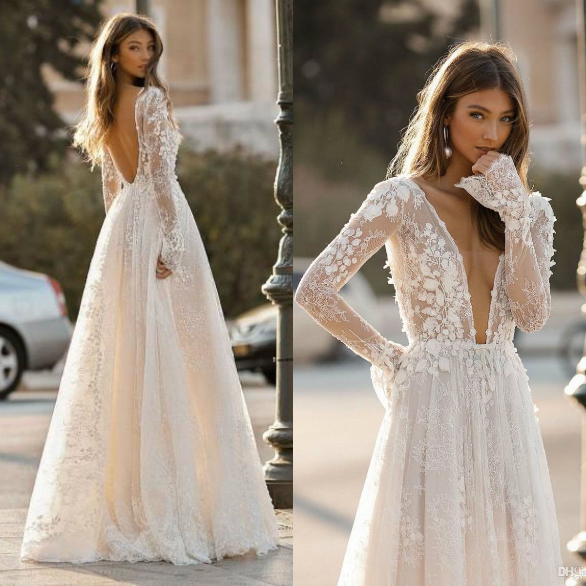 berta long sleeve dress