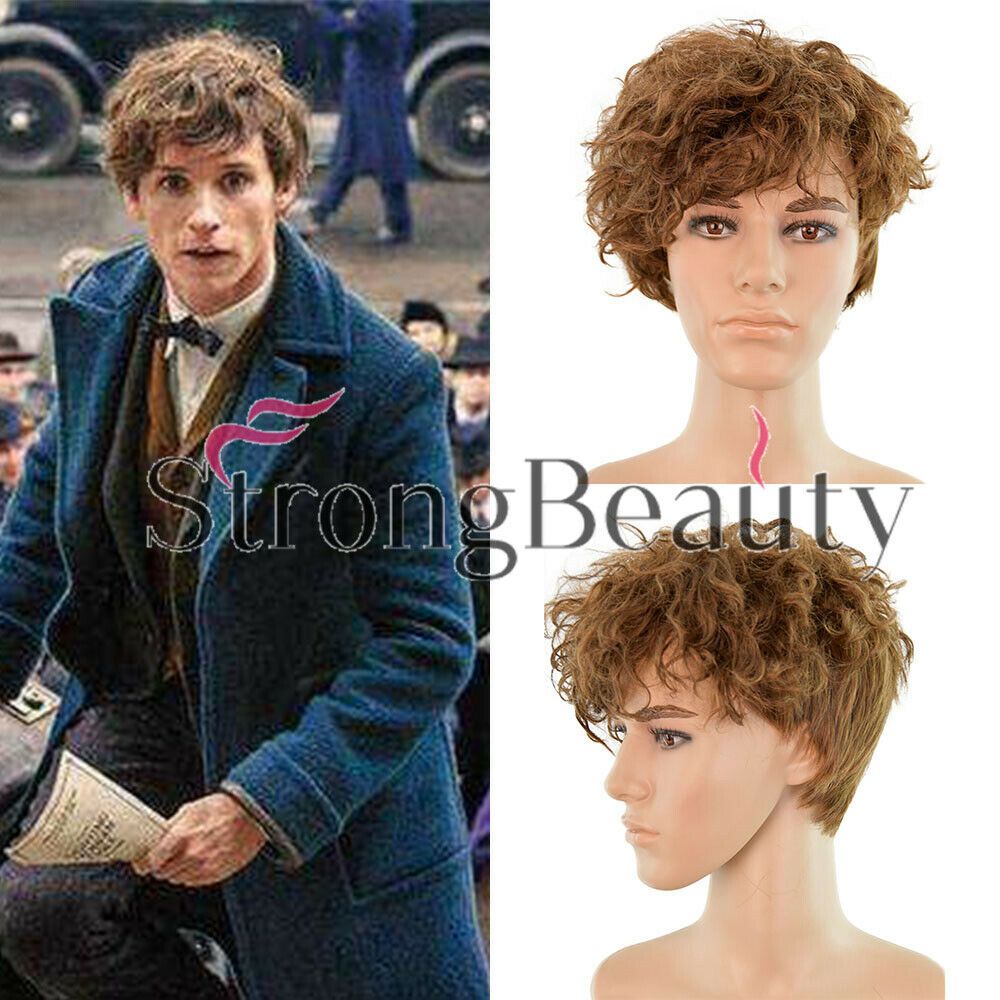 brown short cosplay wig