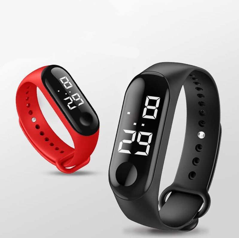 Hombres LED Reloj Digital De Lujo Luz Blanca Pantalla Táctil Correa De Silicona Reloj De Pulsera Mujeres Deportes Yoga Pulseras Relojes Para Niños 1,06 € DHgate