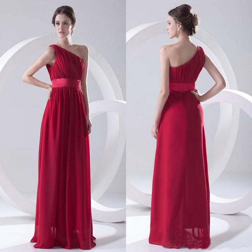 dark red wedding guest dress