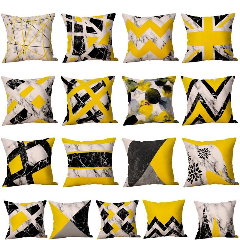 yellow decorative pillows amazon