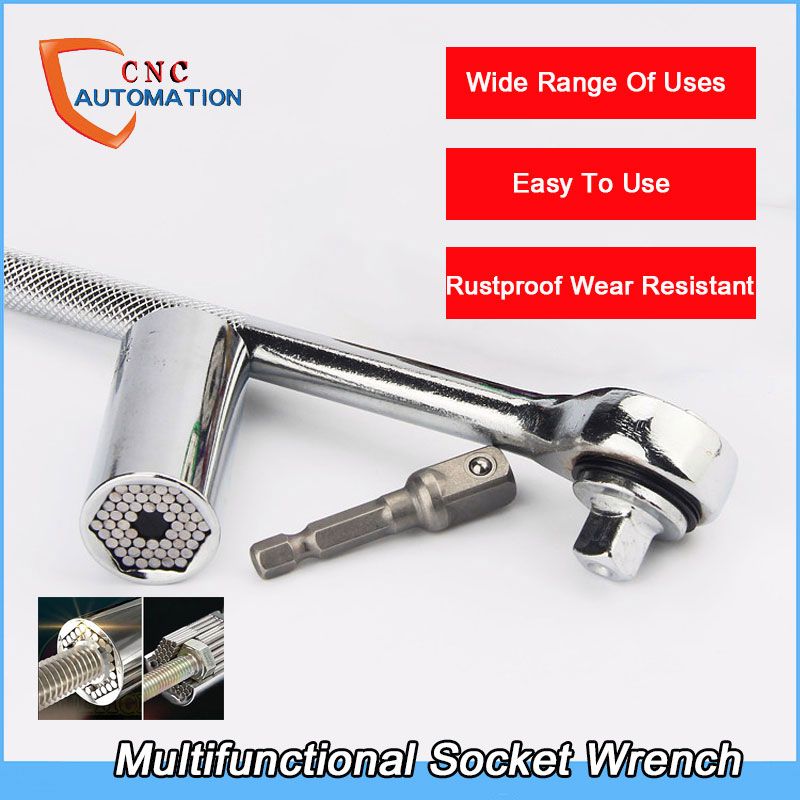 2020 Universal Torque Wrench Head Set Socket Sleeve Wrench Power Drill Ratchet Bushing Multifunctional Spanner Key Magic Multi Hand Tools From Cncwilliam 3 42 Dhgate Com
